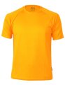 Heren Sportshirt CONA SPORTS Rainbow Tech Tee Gold Yellow